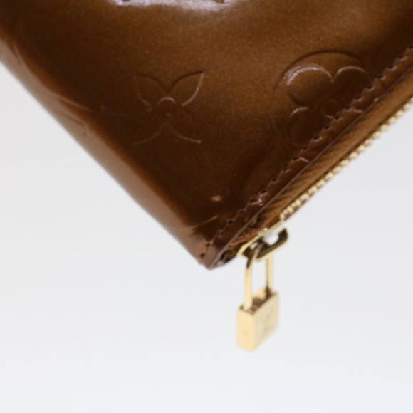 LOUIS VUITTON Monogram Vernis Eldridge Long Wallet Bronze M91127 LV Auth 46300 - Picture 16 of 16